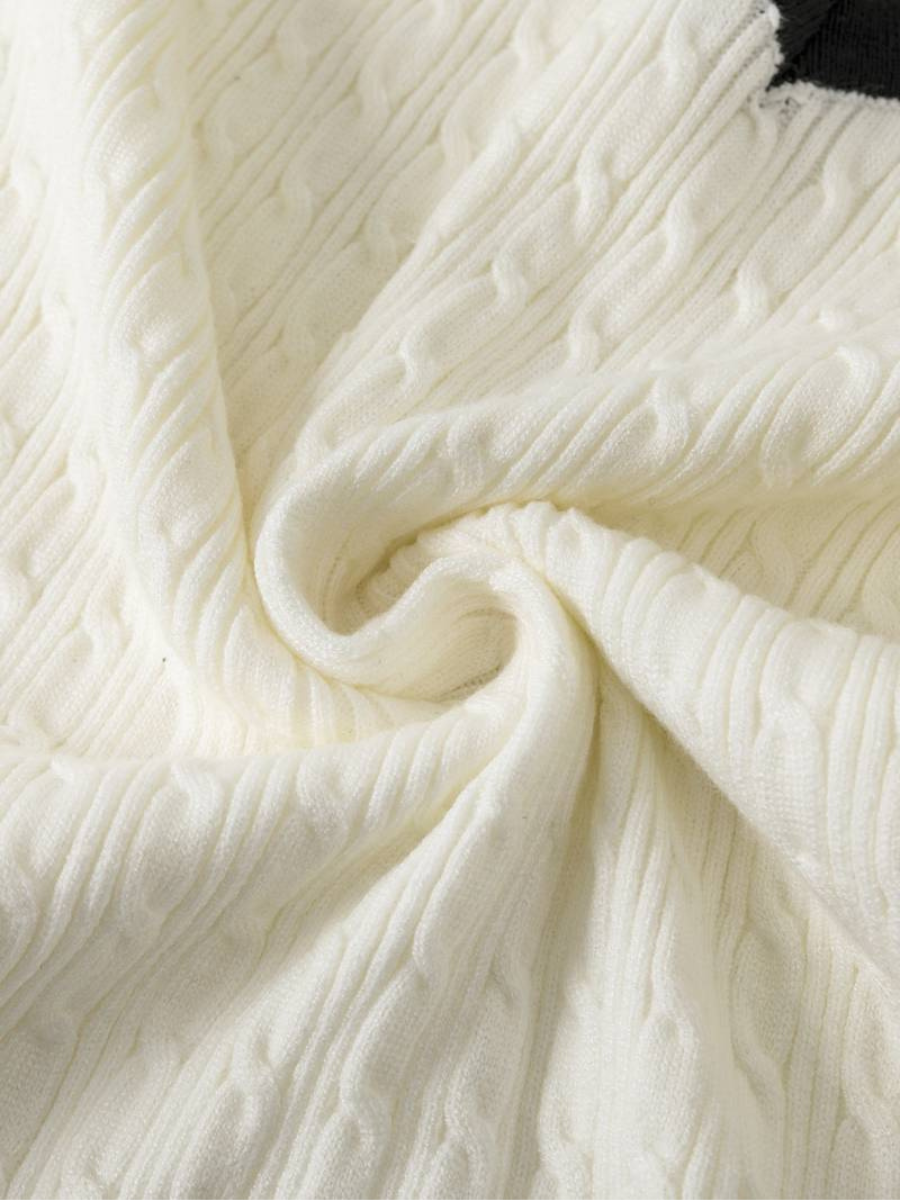 maglione classico lavorato a maglia