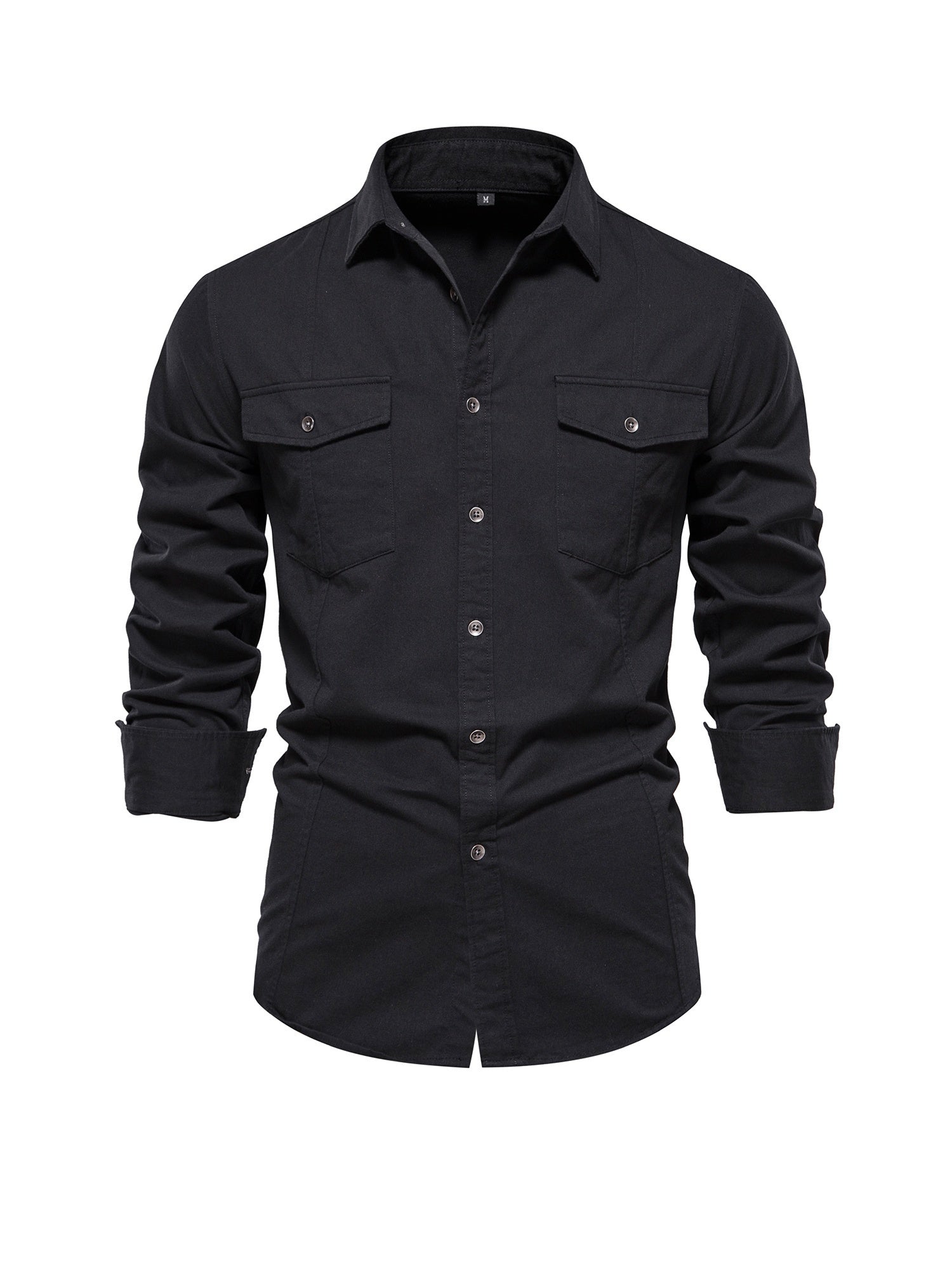 Camicia casual con maniche stile cargo