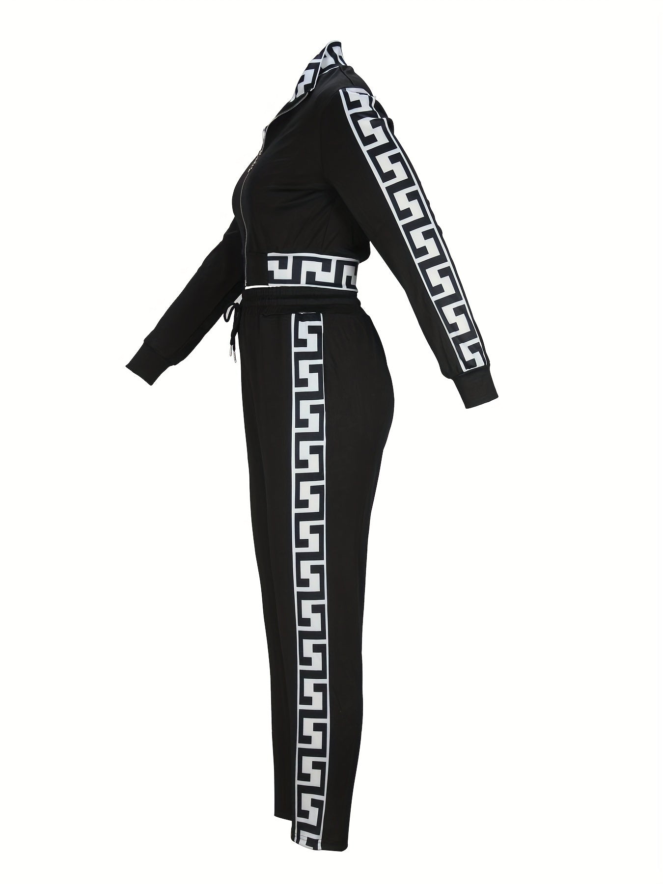 Gilet e pantaloni sportivi con profili a contrasto