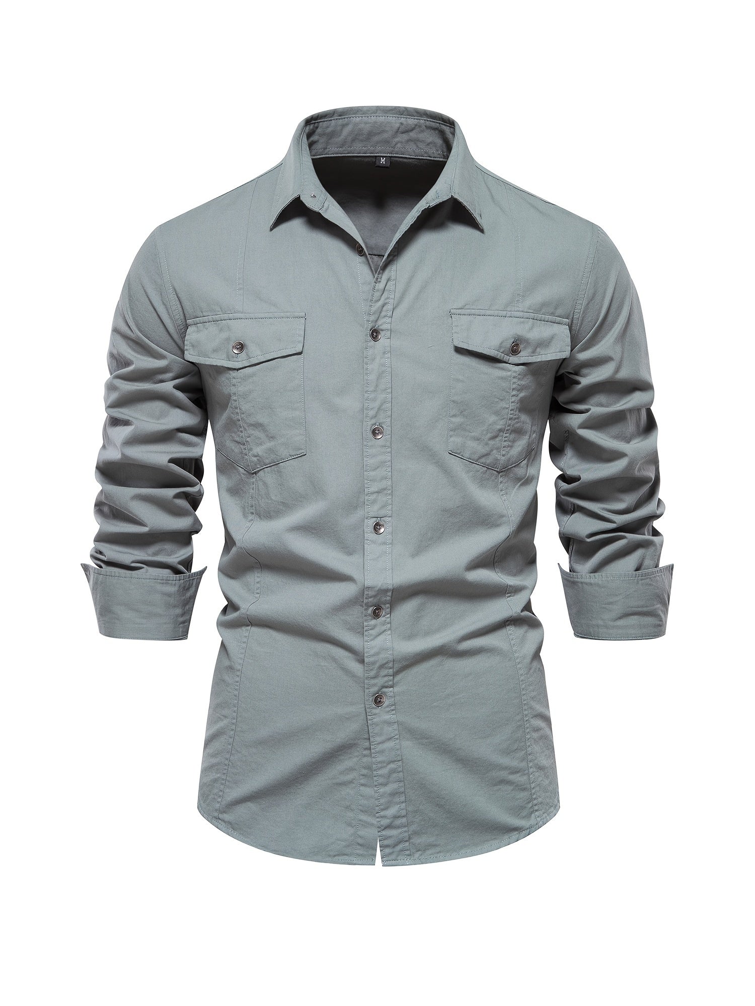 Camicia casual con maniche stile cargo