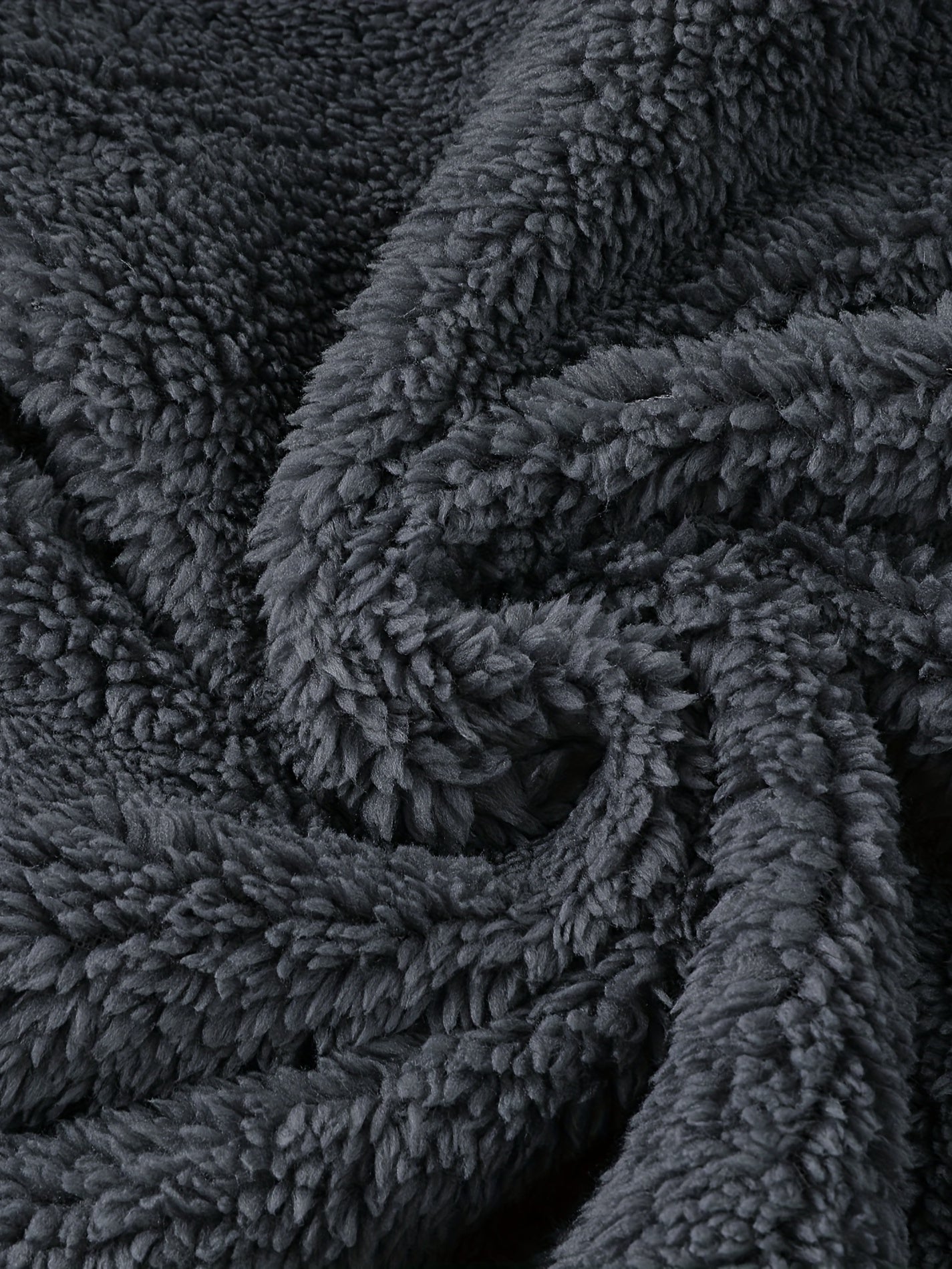 Felpa foderata in sherpa con pelliccia