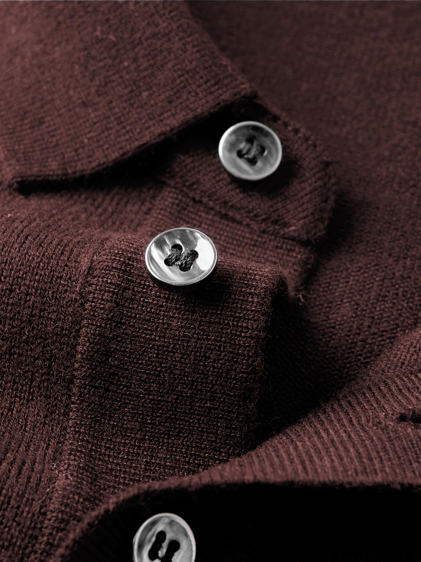 Maglione con risvolto ad alta elasticit? da uomo