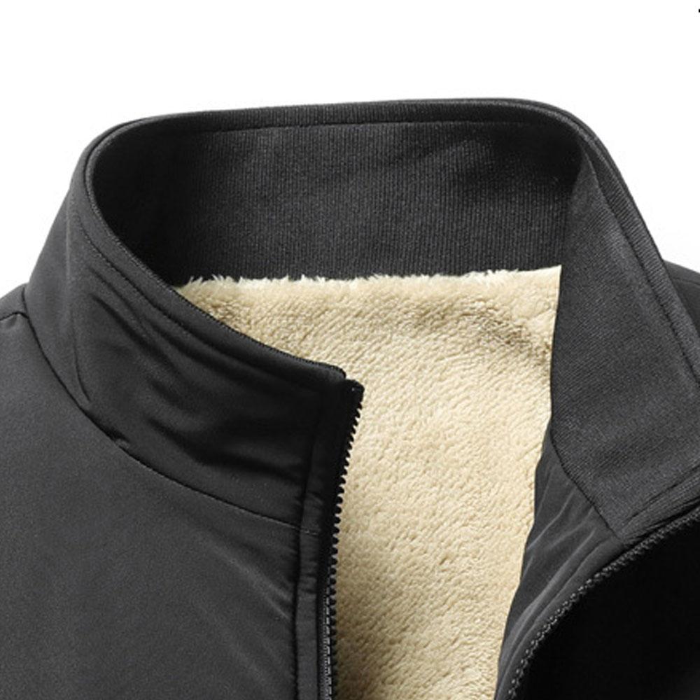 Giacca leggera con pelliccia per uomo