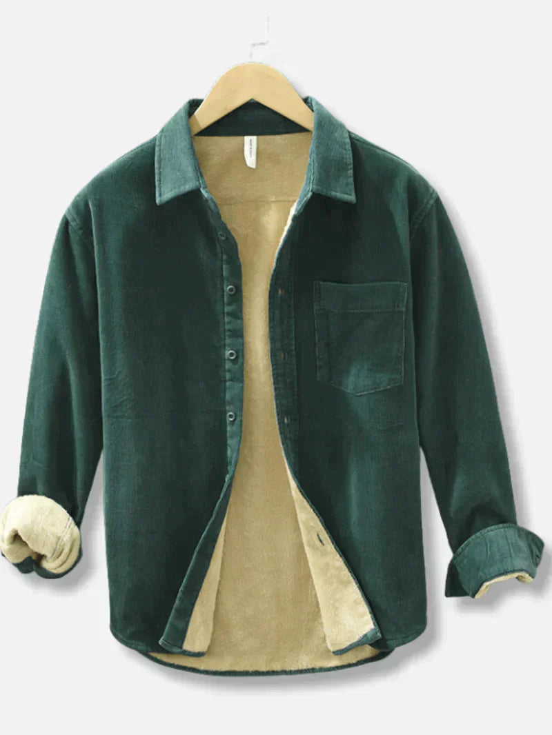 Camicia con pelliccia per l'inverno