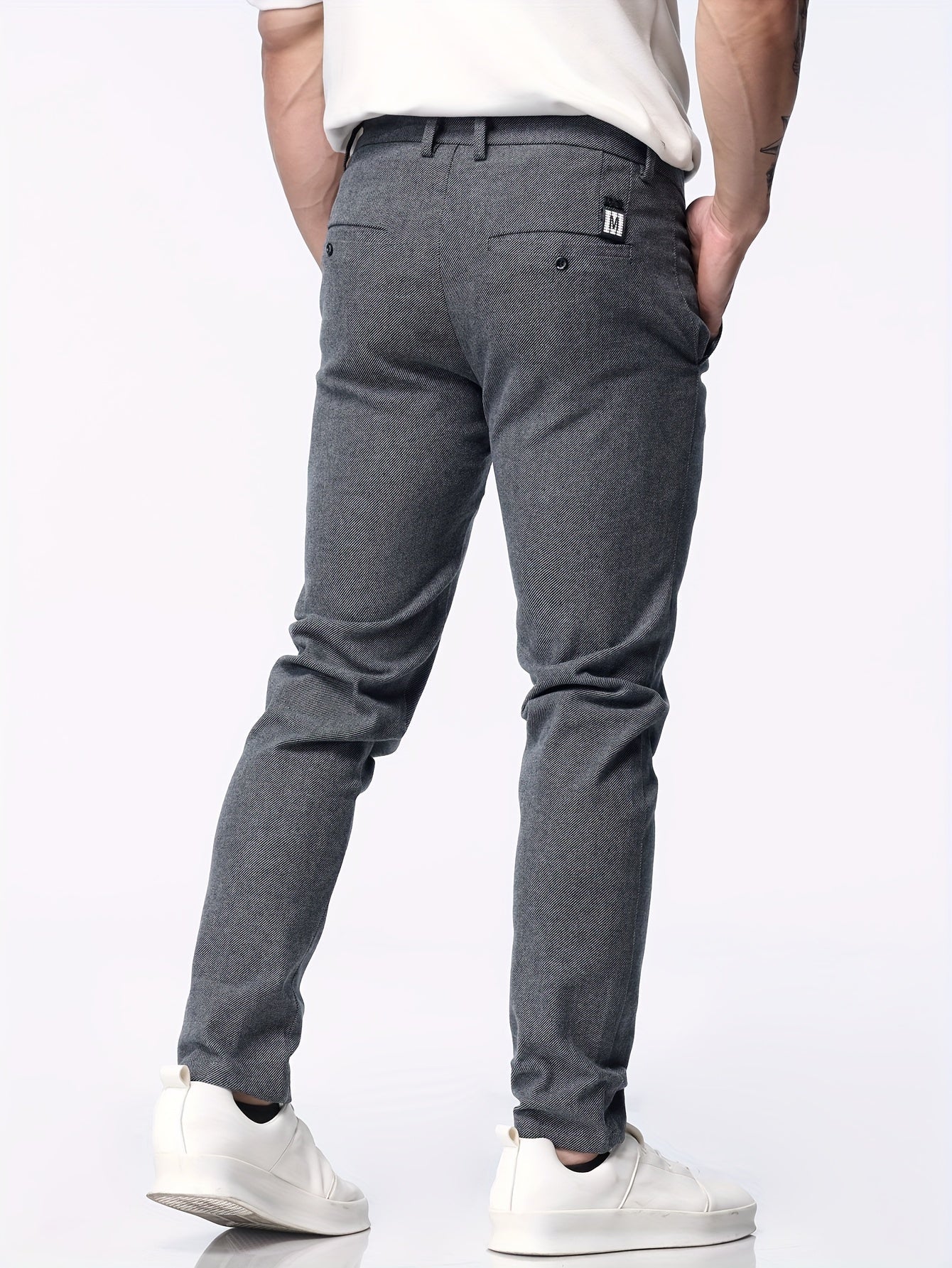 Pantaloni dritti casual da uomo