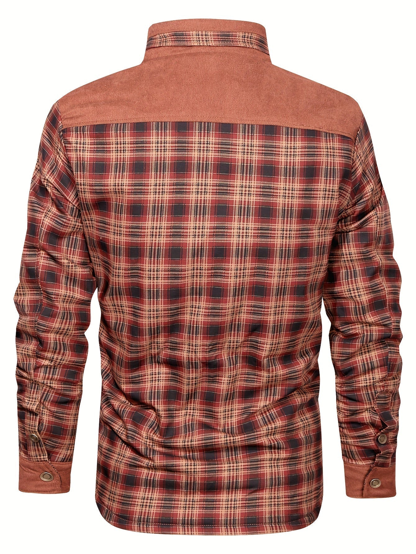 Calda camicia in pile con fodera retr?
