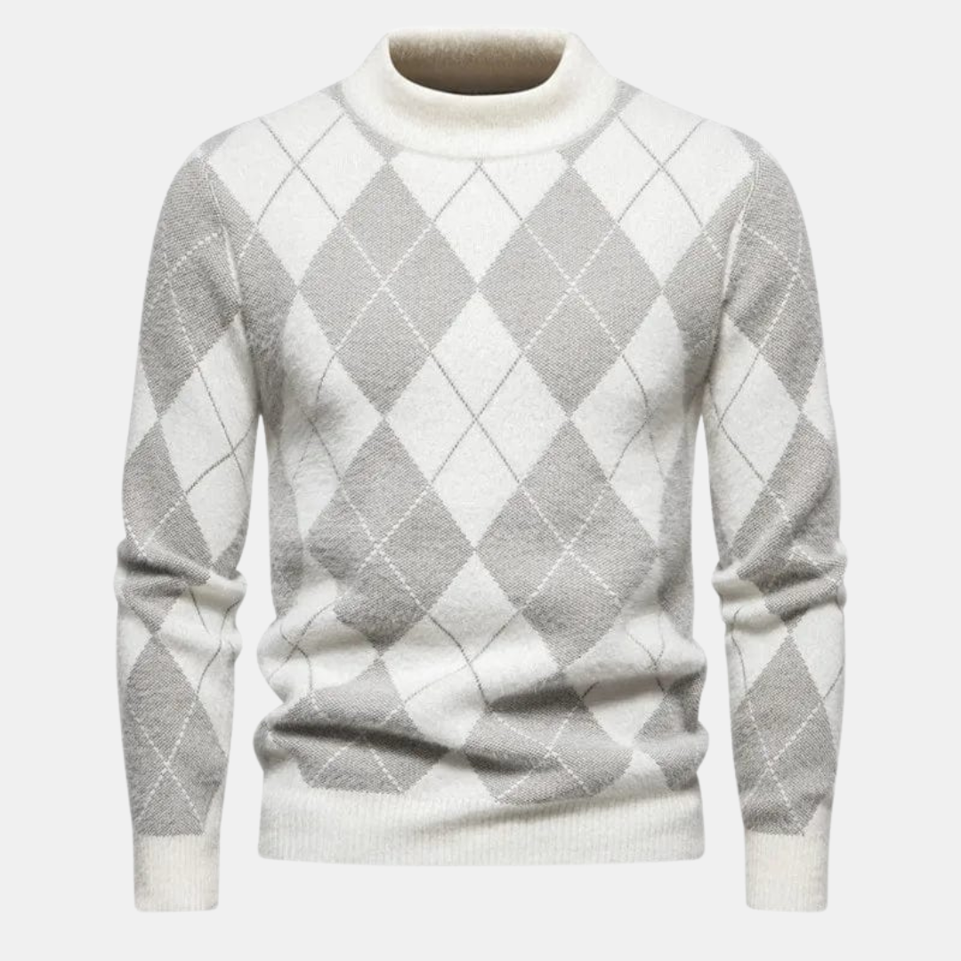 Comodo maglione da uomo lavorato a maglia