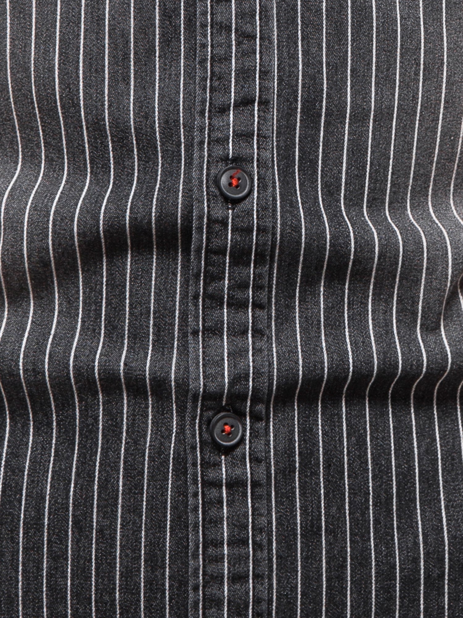 Camicia a righe in denim stretch