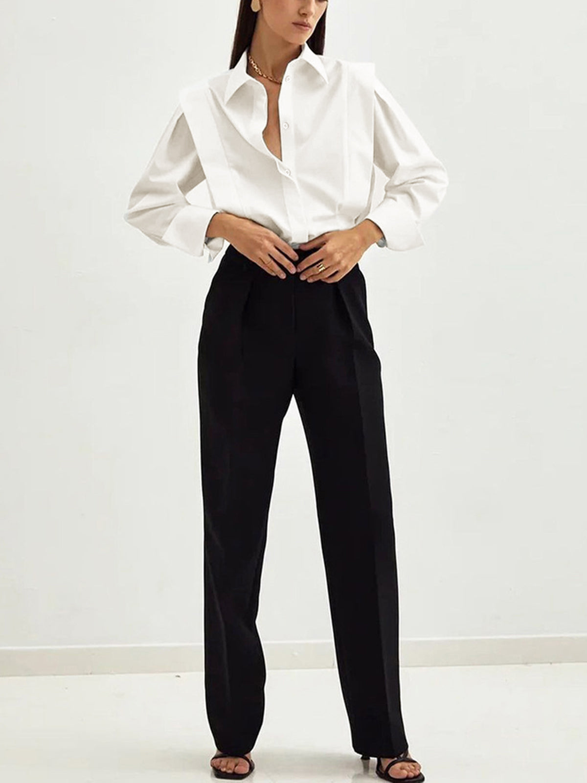 camicia da lavoro classica da donna