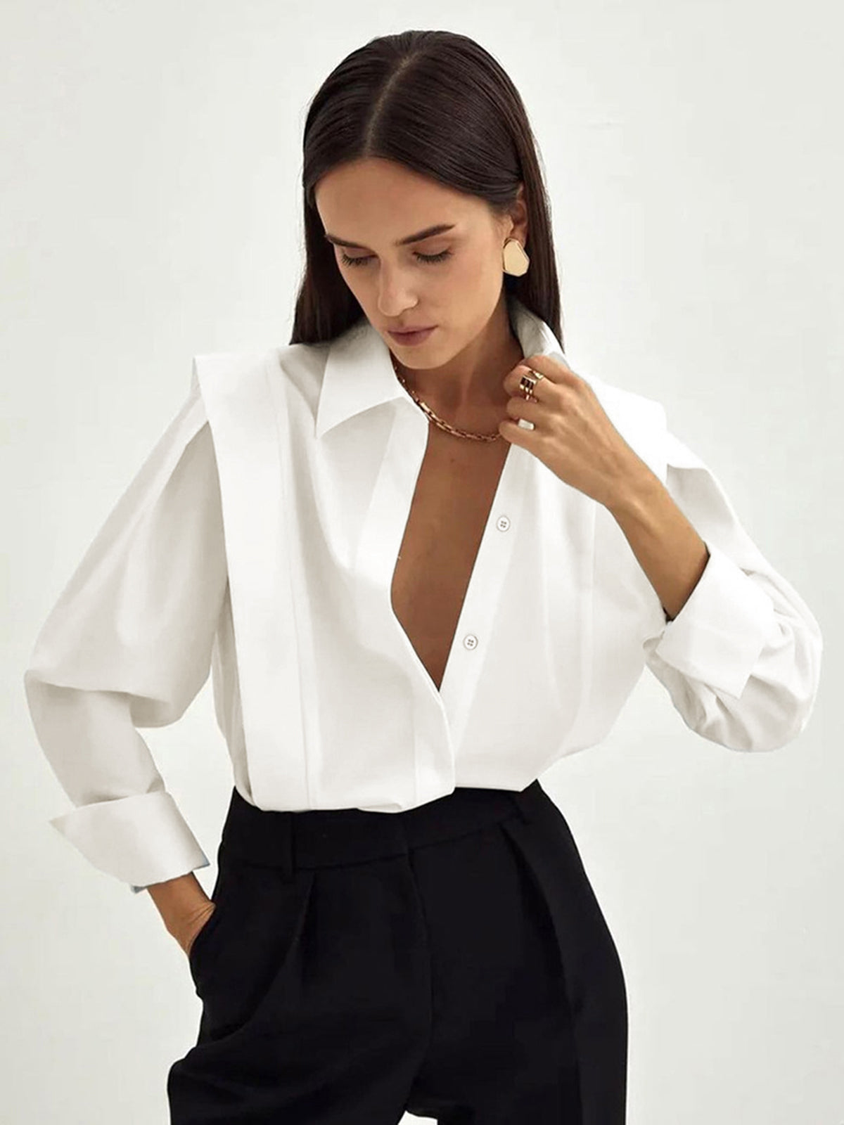 camicia da lavoro classica da donna