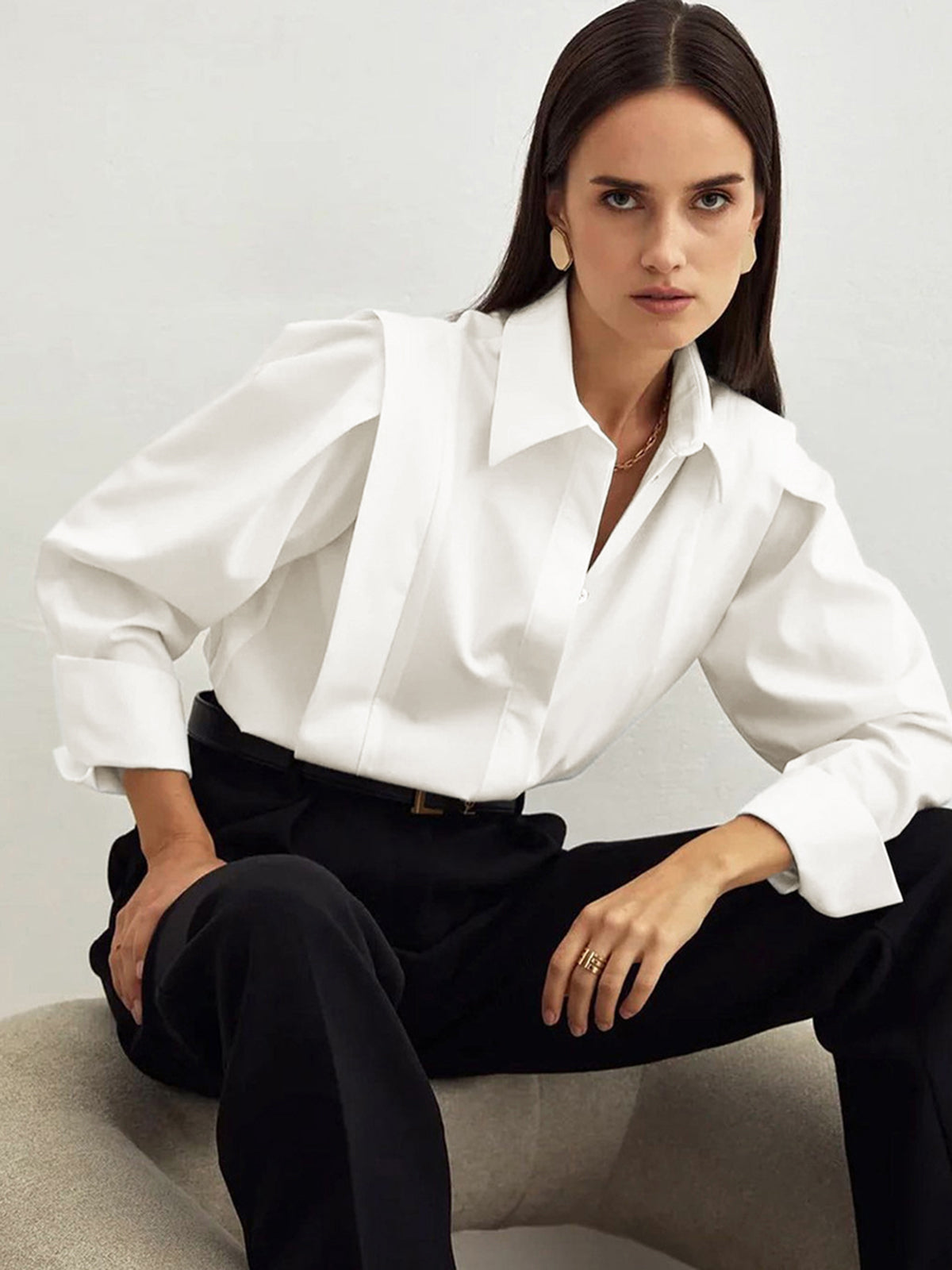 camicia da lavoro classica da donna