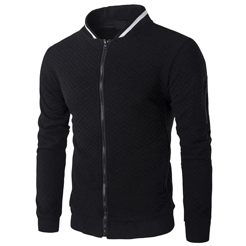 Maglia strutturata con cerniera