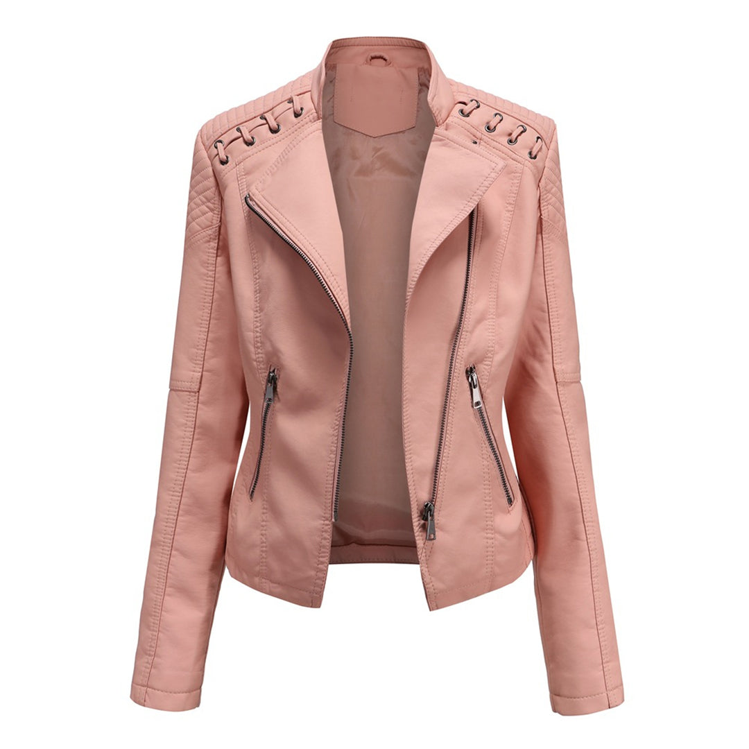 Giacca in pelle elegante