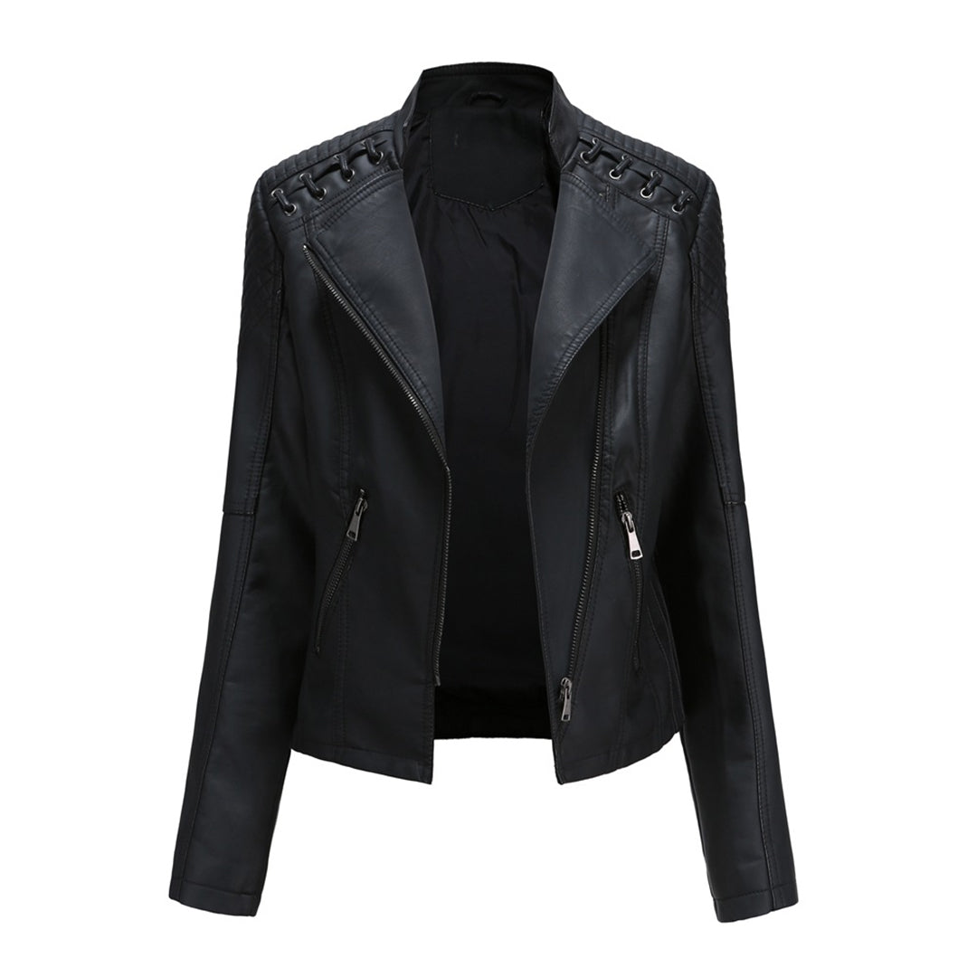 Giacca in pelle elegante
