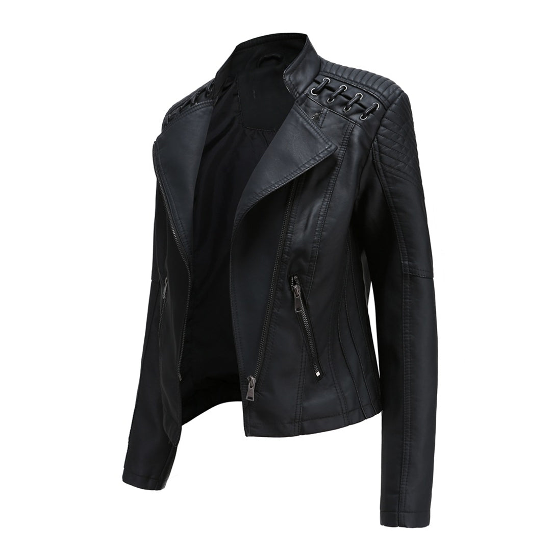 Giacca in pelle elegante