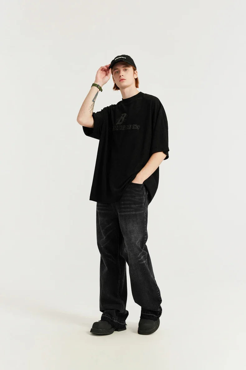 Pantaloni in denim lavato retr?