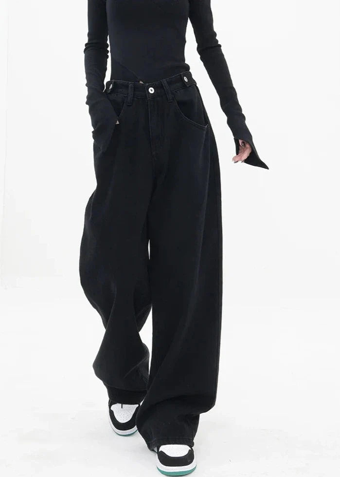 Jeans casual a vita alta