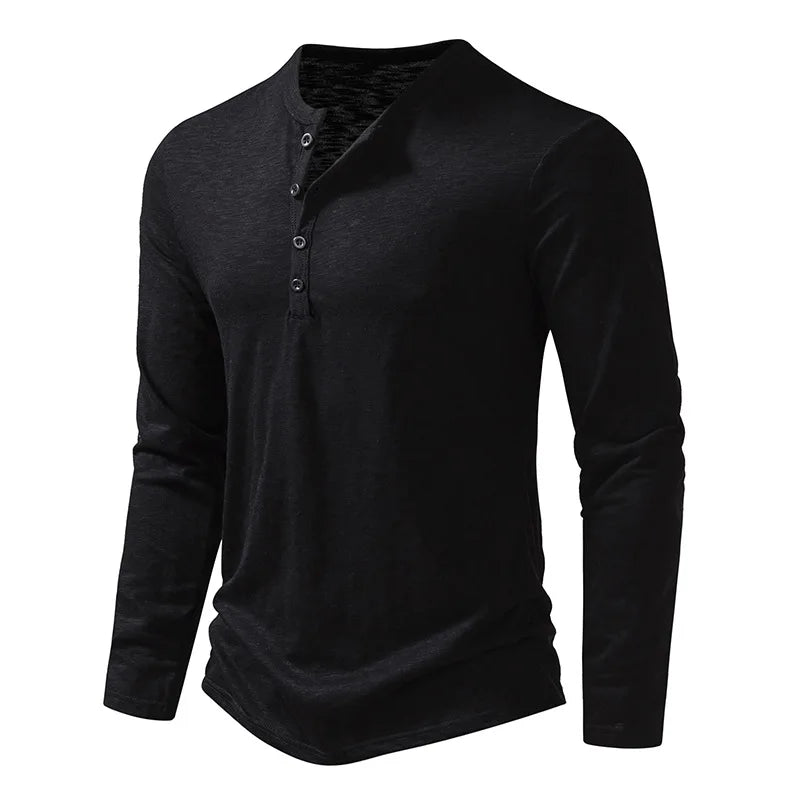 Camicia casual con maniche lunghe e bottoni