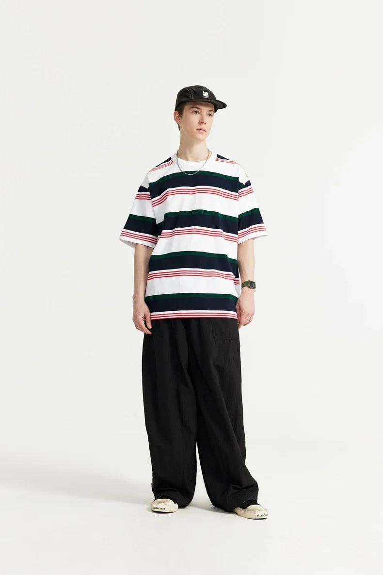 T-shirt classica a righe