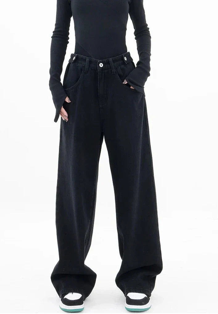 Jeans casual a vita alta