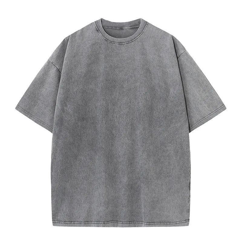 T-shirt basic grunge da uomo