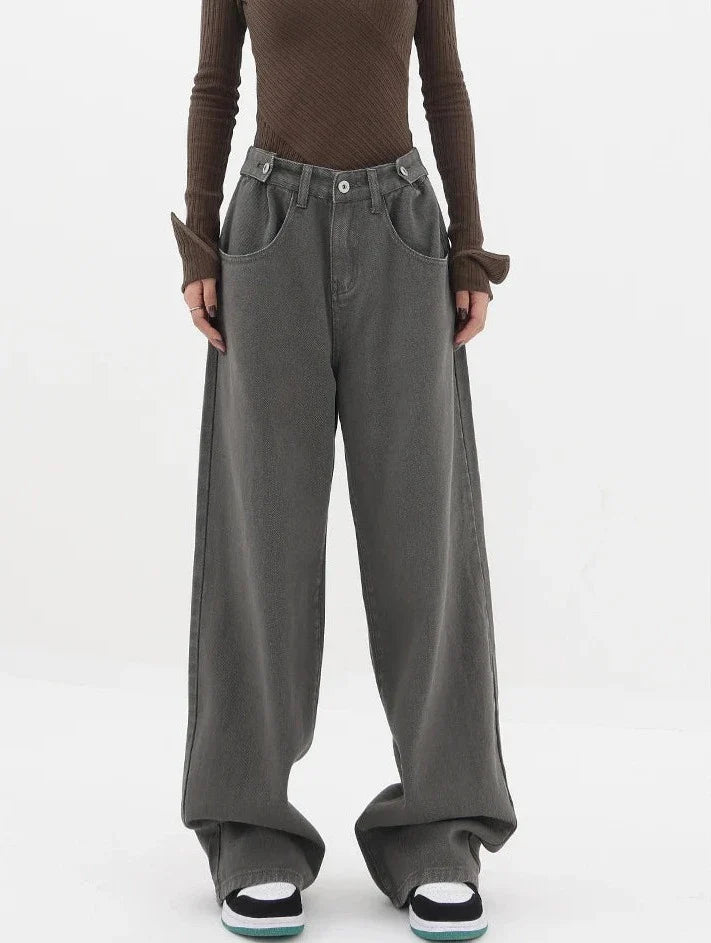Jeans casual a vita alta