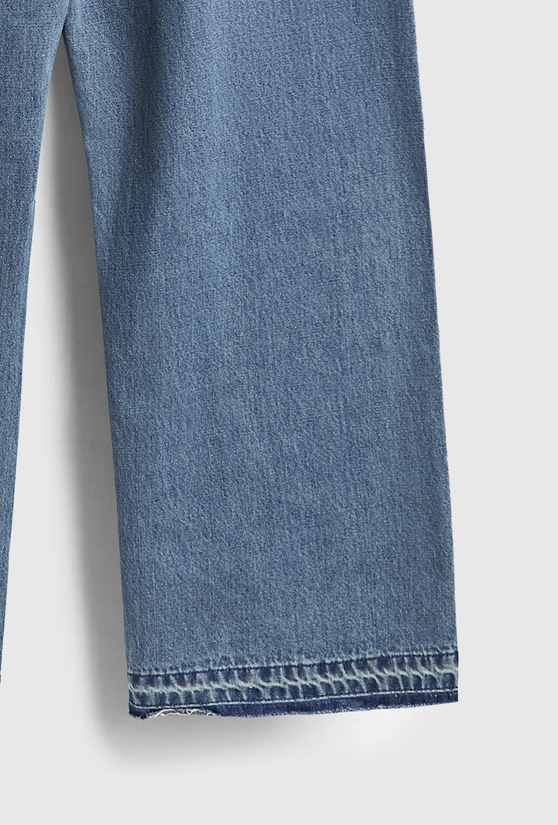 Pantaloni in denim lavato retr?