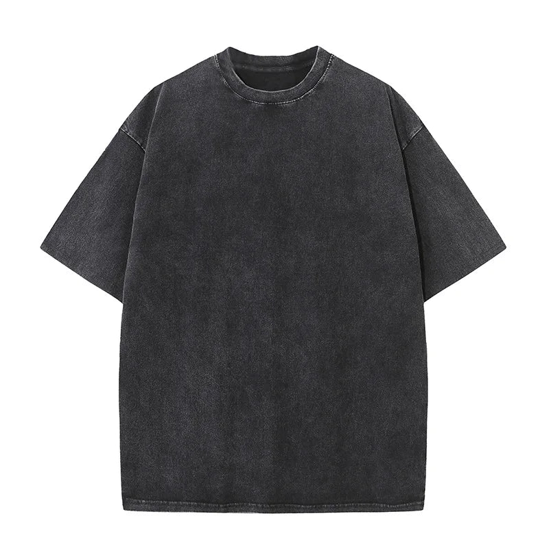 T-shirt basic grunge da uomo