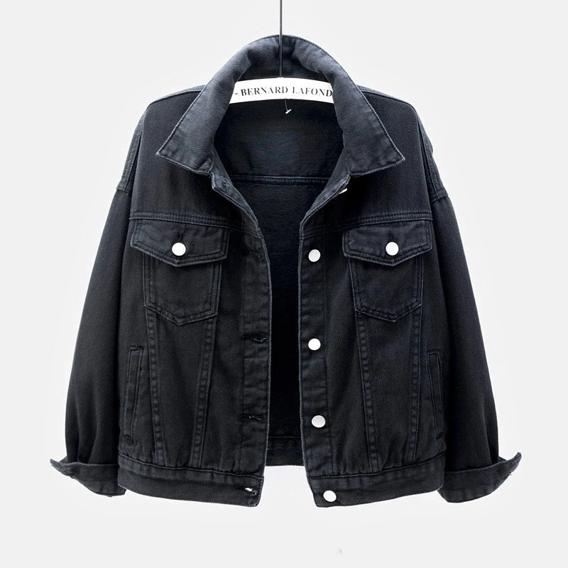 Giacca classica in denim da donna in tanti colori