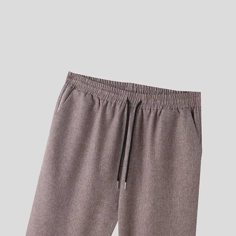 Camicia a maniche lunghe con revers e pantaloni con coulisse