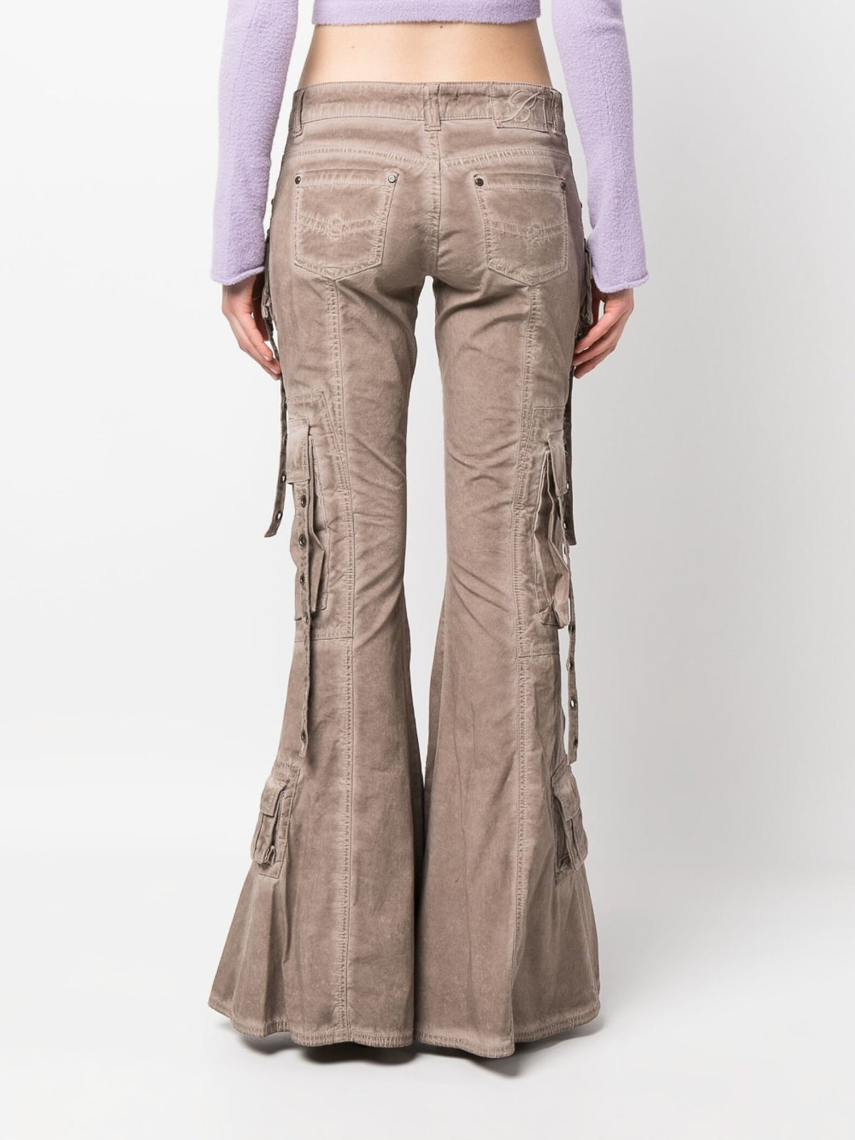 Pantaloni cargo bootcut