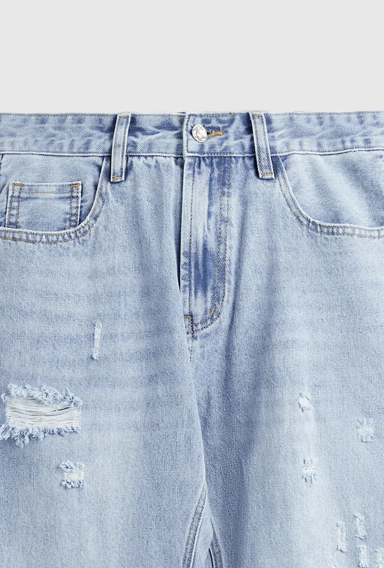 Jeans slim fit strappati