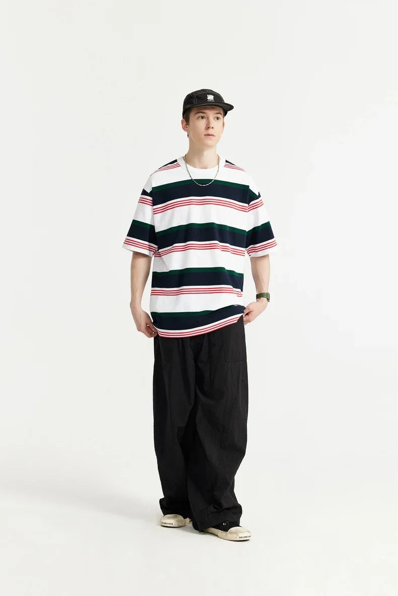 T-shirt classica a righe