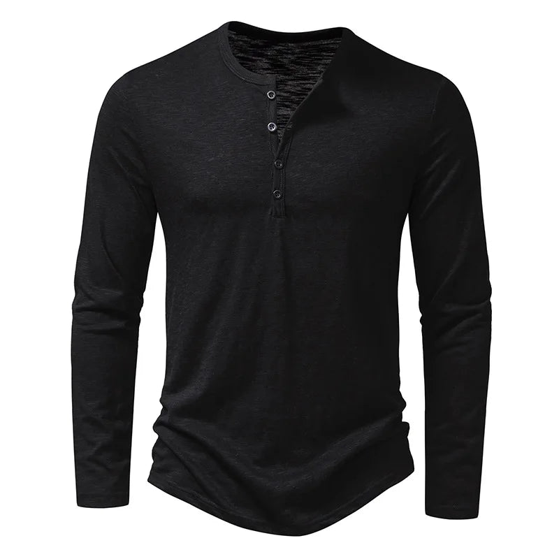 Camicia casual con maniche lunghe e bottoni