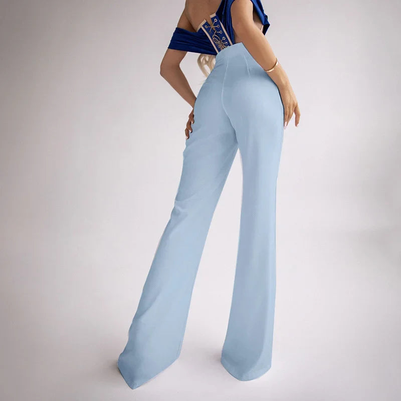 Pantaloni cut-out lucidi