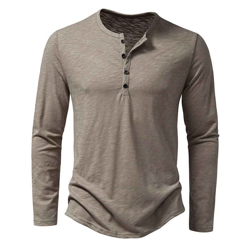Camicia casual con maniche lunghe e bottoni