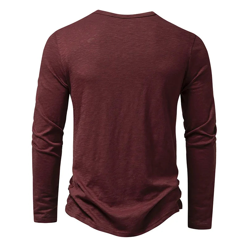 Camicia casual con maniche lunghe e bottoni