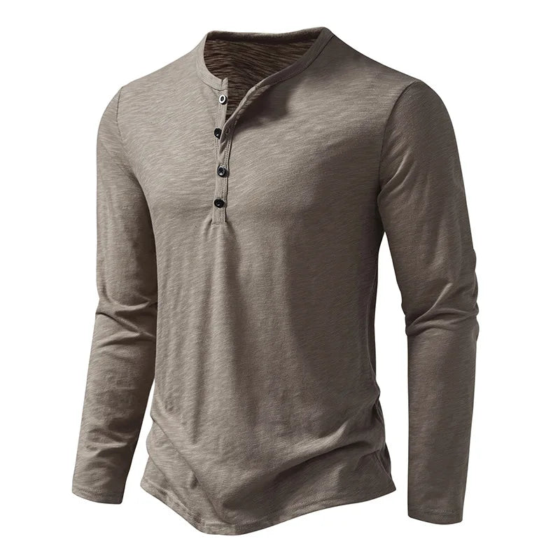 Camicia casual con maniche lunghe e bottoni