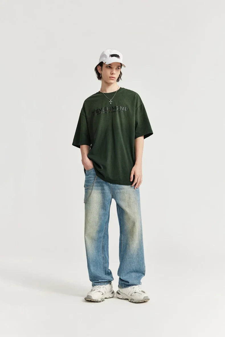 T-shirt oversize "Non preoccuparti"