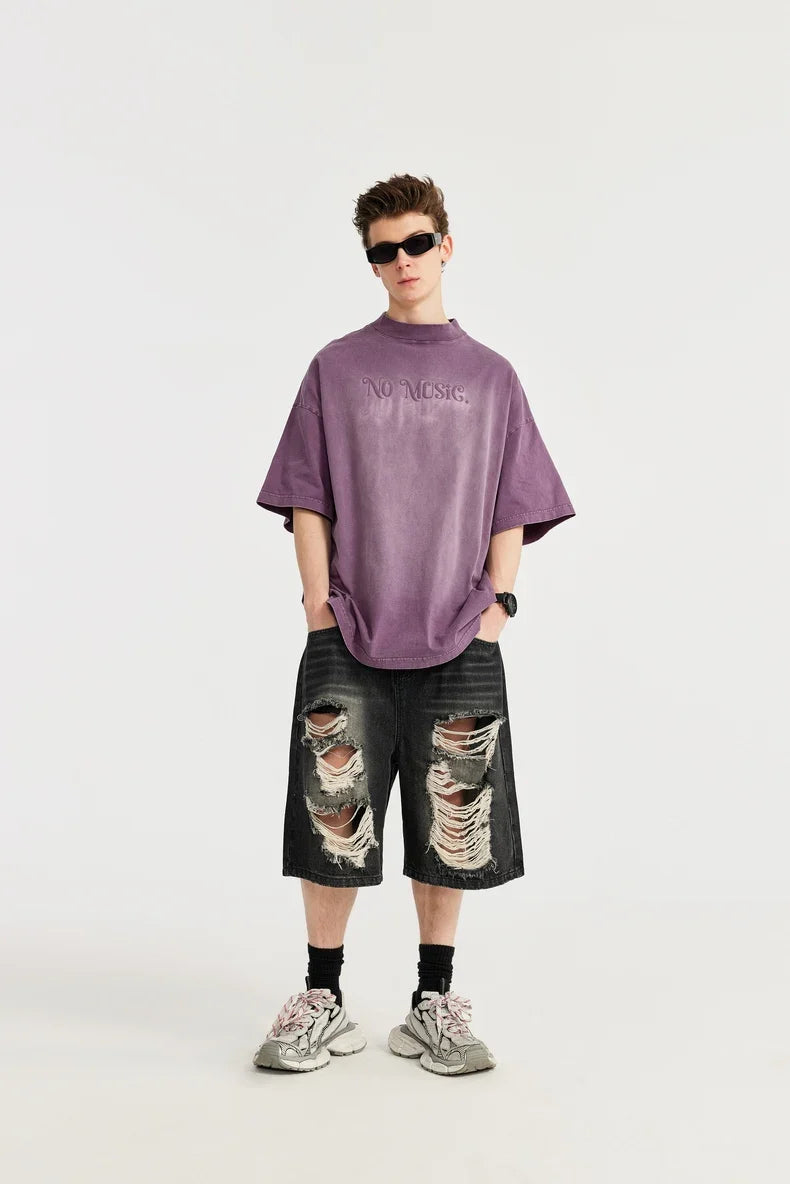 T-shirt lavata e tinta in cravatta