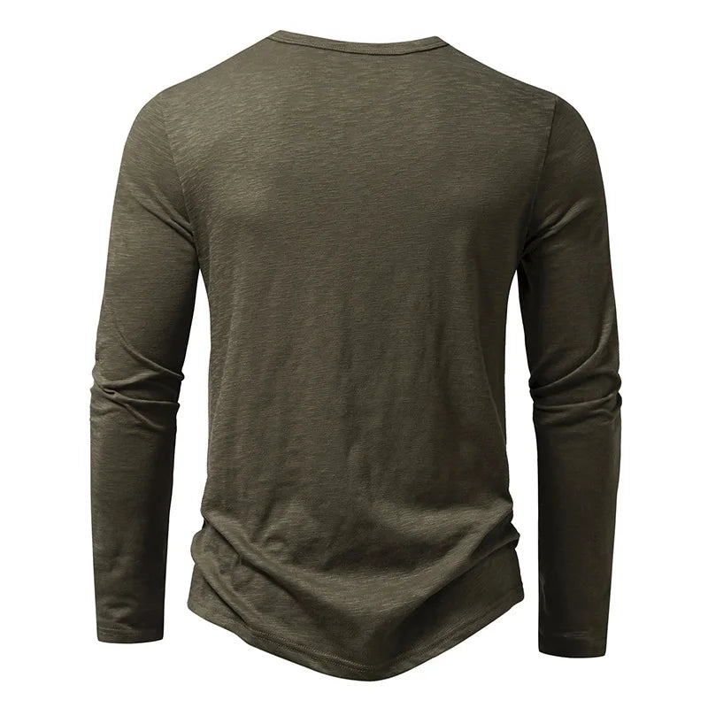 Camicia casual con maniche lunghe e bottoni