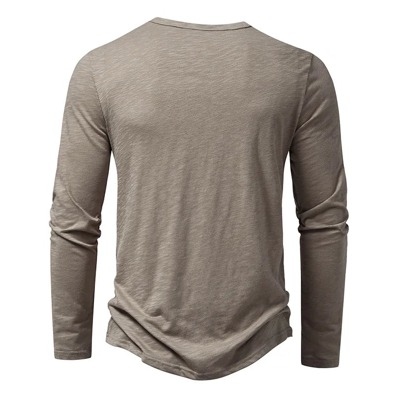 Camicia casual con maniche lunghe e bottoni