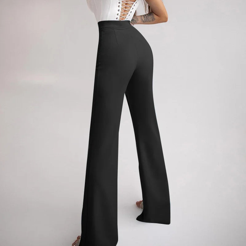 Pantaloni cut-out lucidi