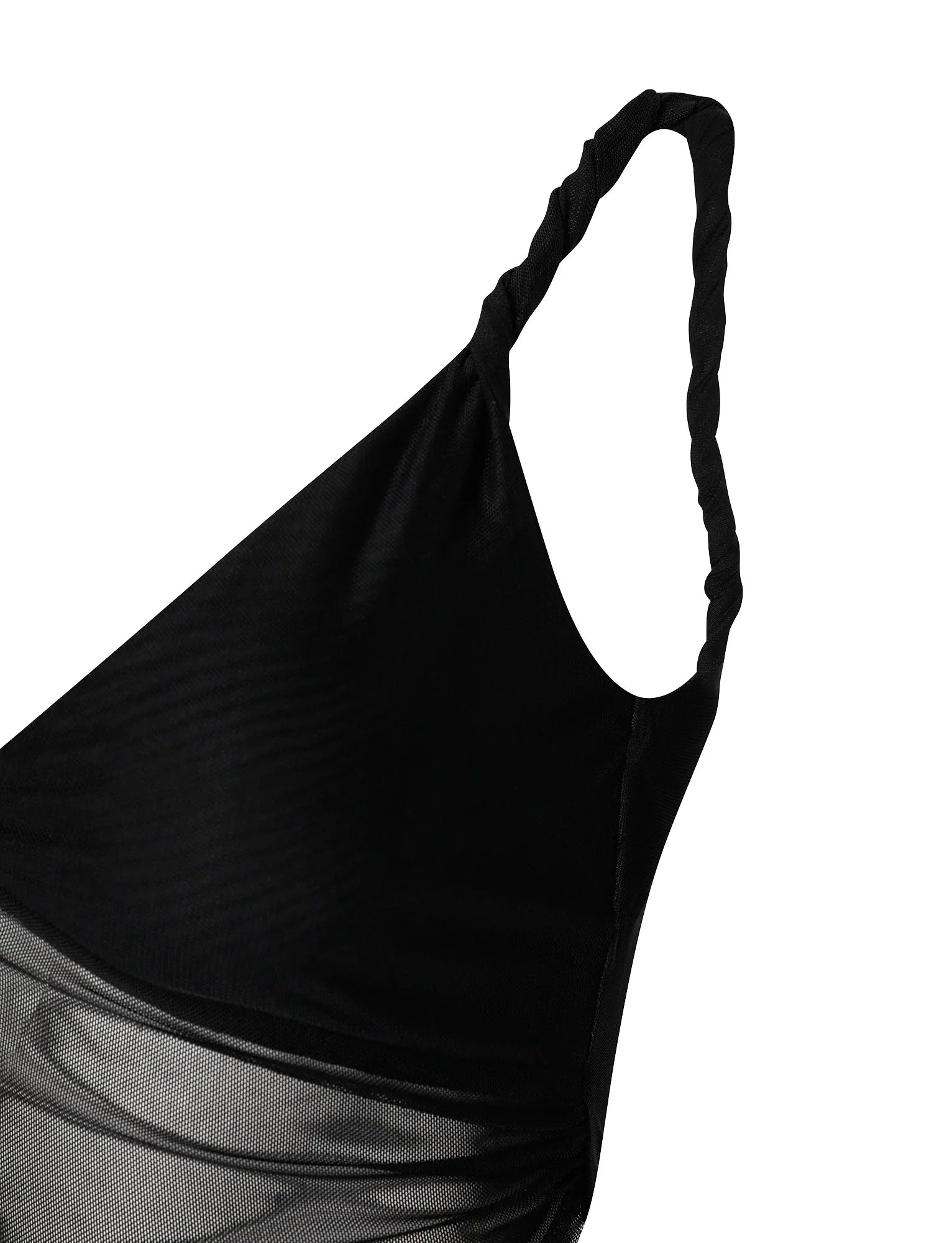 Top corto casual nero con gonna