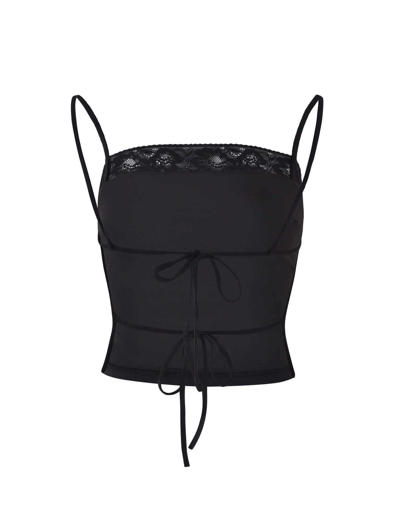 Elegante top corto nero con gonna
