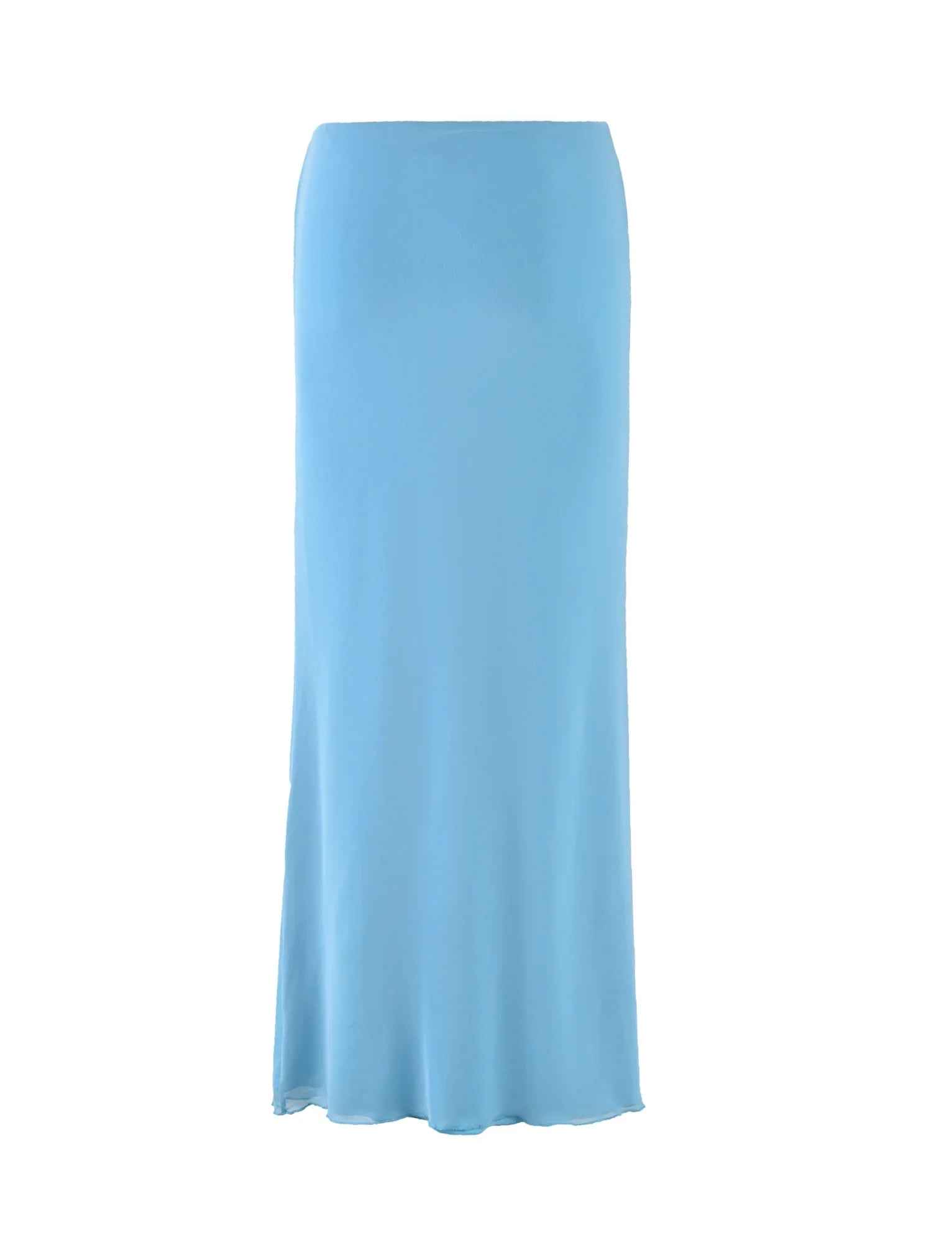 Elegante top traslucido con gonna