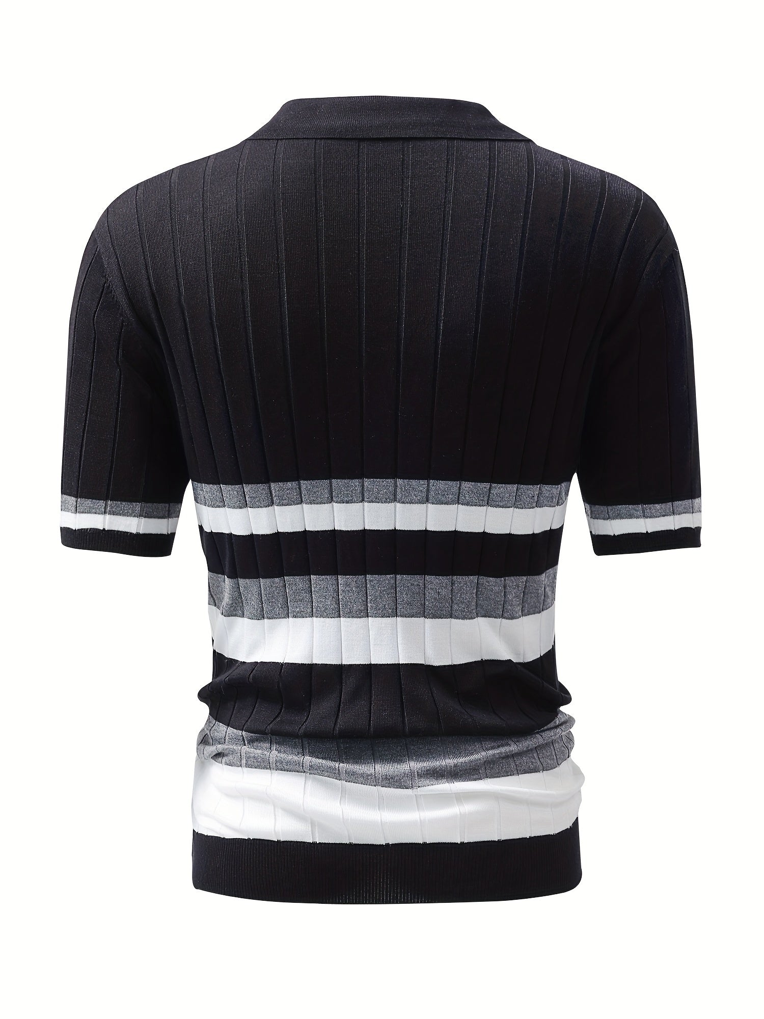 Polo elegante con fantasia a righe