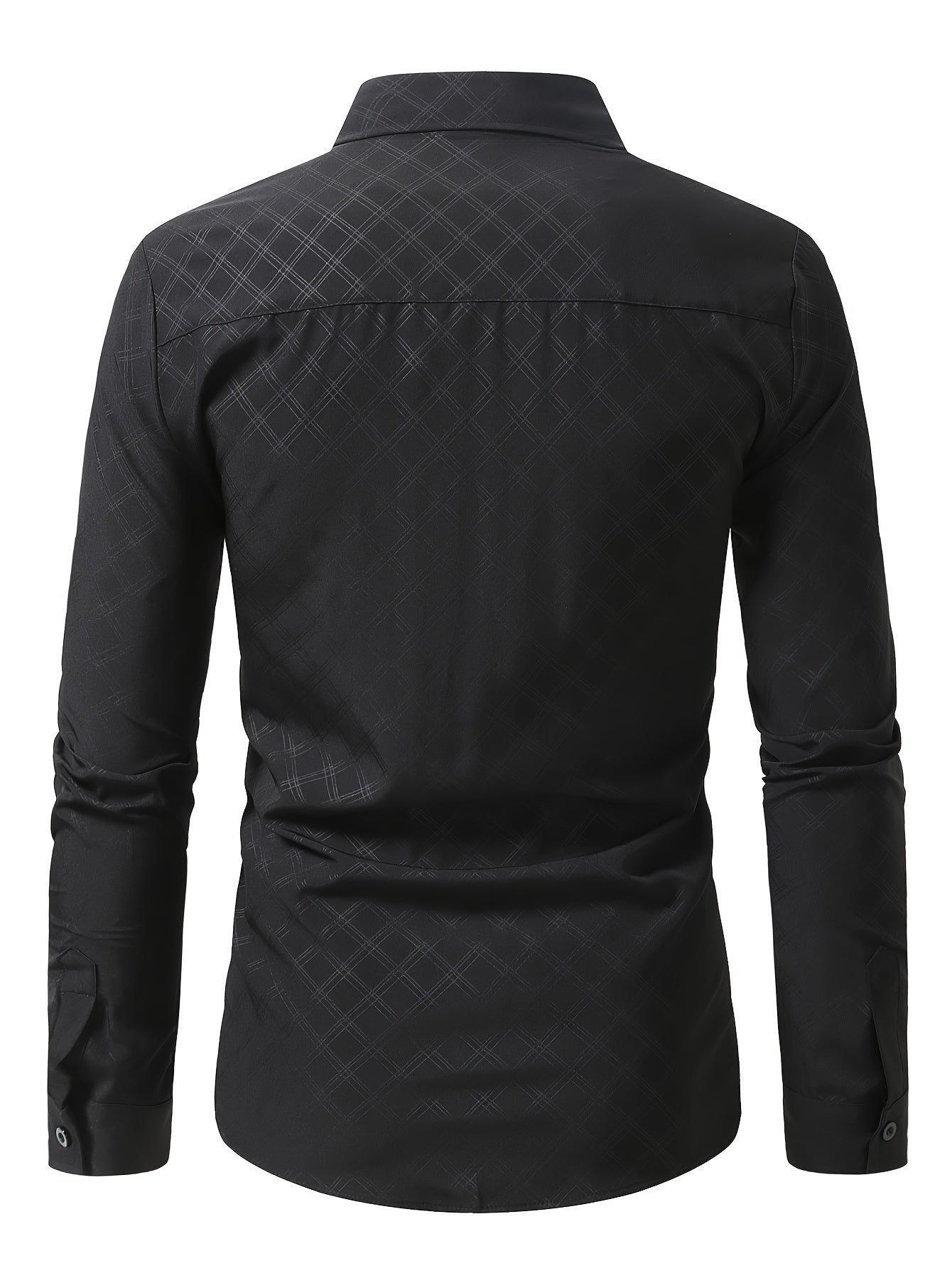 Camicia nera a righe
