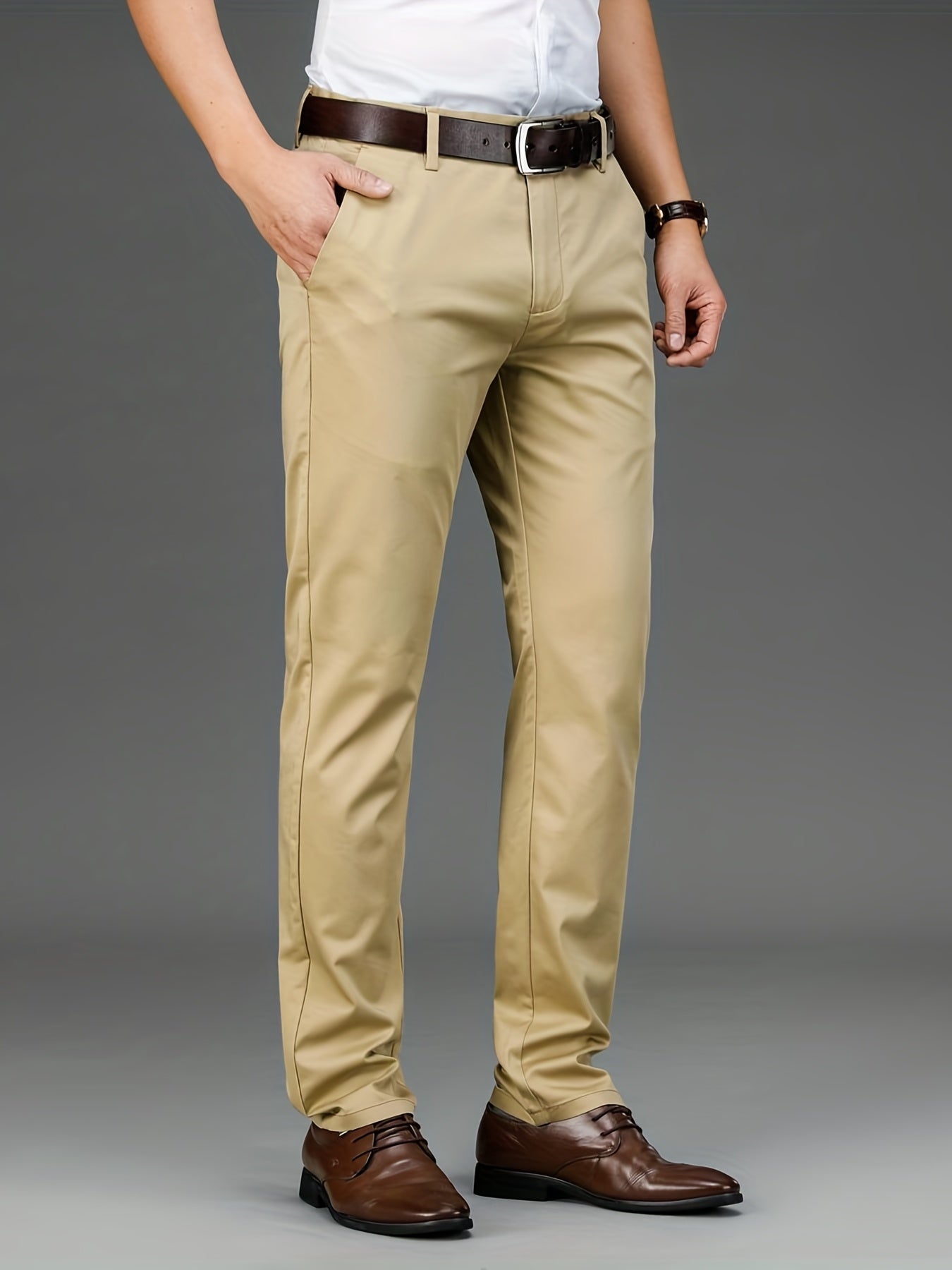 Pantaloni classici mid-stretch