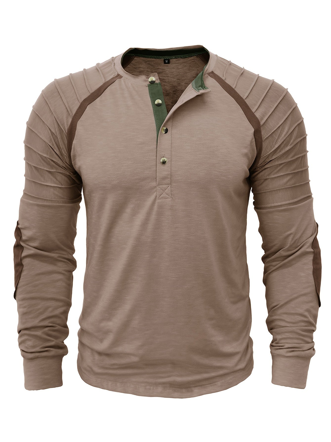 Maglia serafino vintage a maniche lunghe